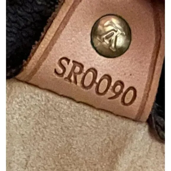 LOUIS VUITTON Luco Brown Monogram LV Logo Canvas Zip Closure Tote - Picture 14 of 16